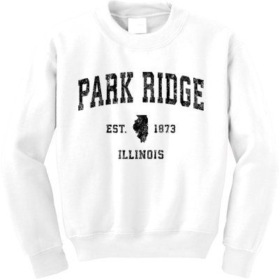Park Ridge Illinois Il Vintage Established Sports Design Kids Sweatshirt