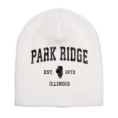Park Ridge Illinois Il Vintage Established Sports Design Short Acrylic Beanie