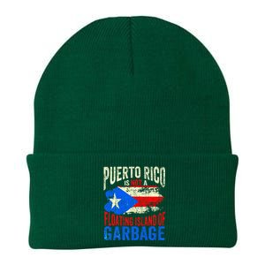 Puerto Rico Is Not A Floating Island Of Garbage Knit Cap Winter Beanie