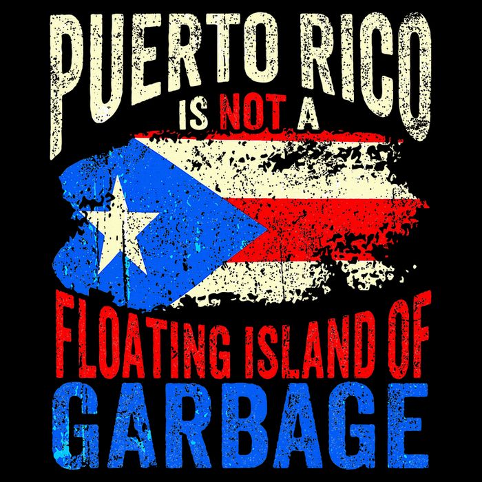 Puerto Rico Is Not A Floating Island Of Garbage Flat Bill Trucker Hat