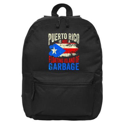 Puerto Rico Is Not A Floating Island Of Garbage 16 in Basic Backpack