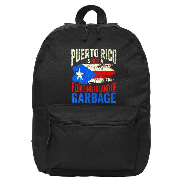 Puerto Rico Is Not A Floating Island Of Garbage 16 in Basic Backpack
