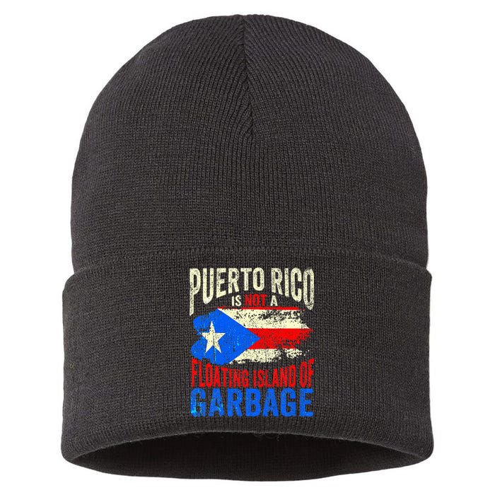 Puerto Rico Is Not A Floating Island Of Garbage Sustainable Knit Beanie