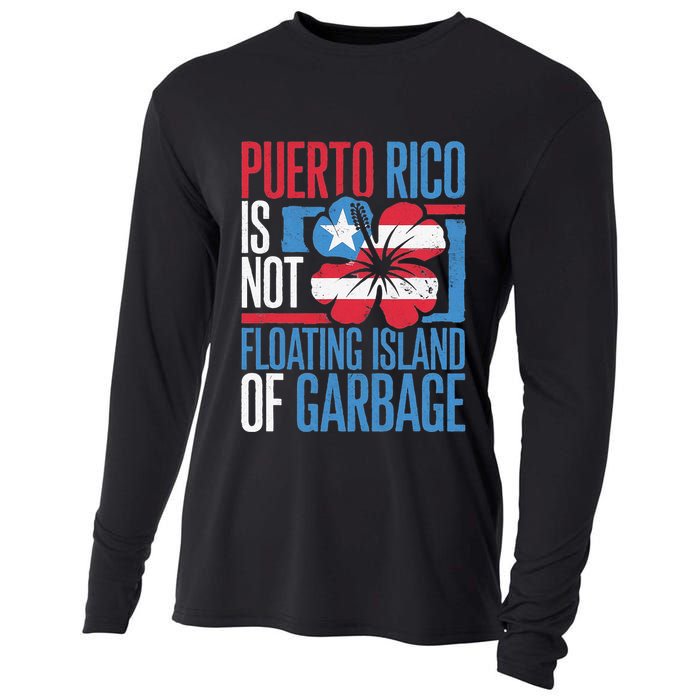 Puerto Rico Is Not A Floating Island Of Garbage Cooling Performance Long Sleeve Crew