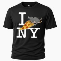 Pizza Rat I Loves New York Pizza Ironic Cooling Performance Crew T-Shirt
