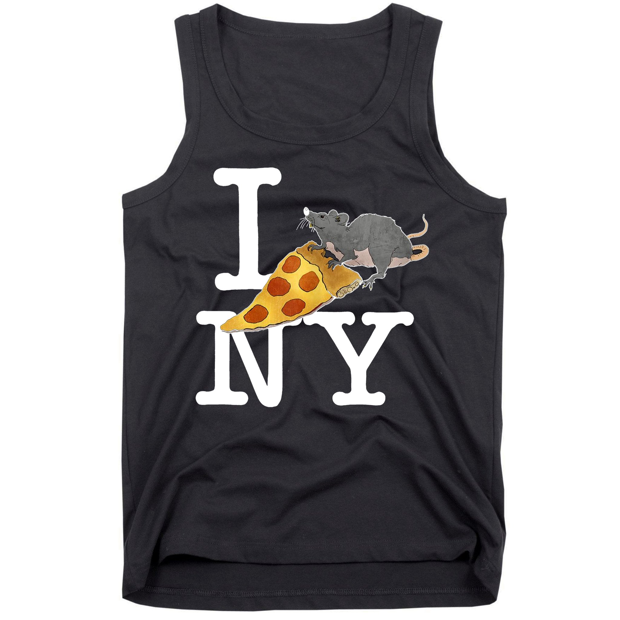Pizza Rat I Loves New York Pizza Ironic Tank Top