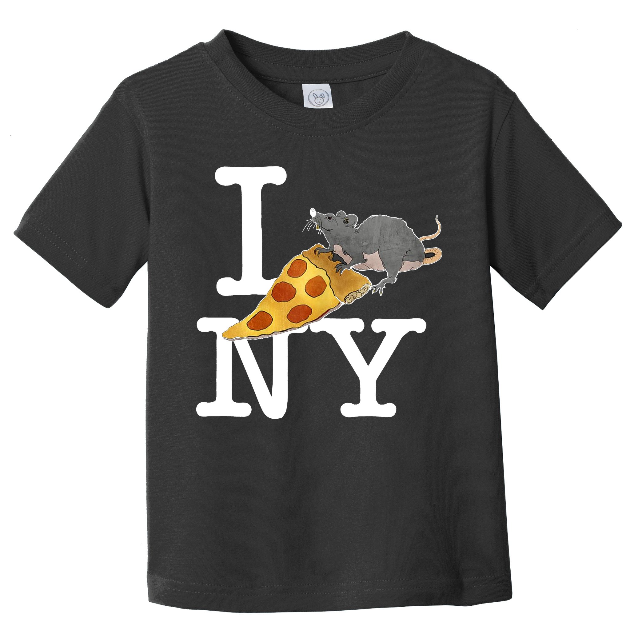 Pizza Rat I Loves New York Pizza Ironic Toddler T-Shirt
