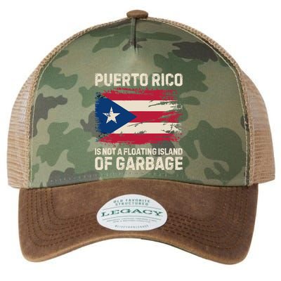 Puerto Rico Is Not A Floating Island Of Garbage Legacy Tie Dye Trucker Hat