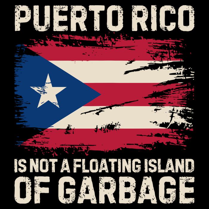 Puerto Rico Is Not A Floating Island Of Garbage Flat Bill Trucker Hat