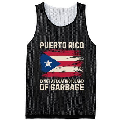Puerto Rico Is Not A Floating Island Of Garbage Mesh Reversible Basketball Jersey Tank