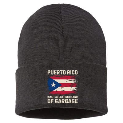 Puerto Rico Is Not A Floating Island Of Garbage Sustainable Knit Beanie