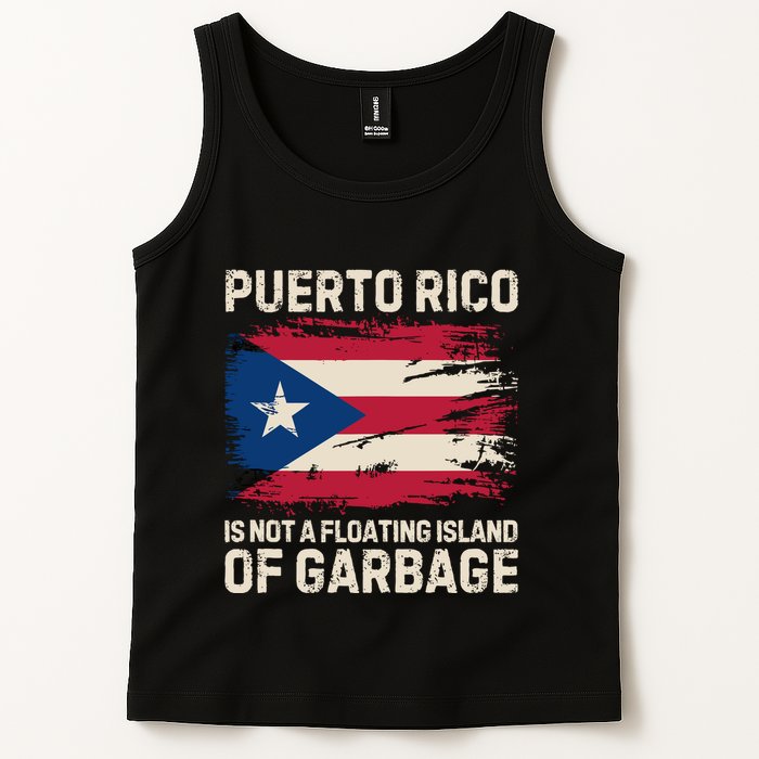 Puerto Rico Is Not A Floating Island Of Garbage Tank Top