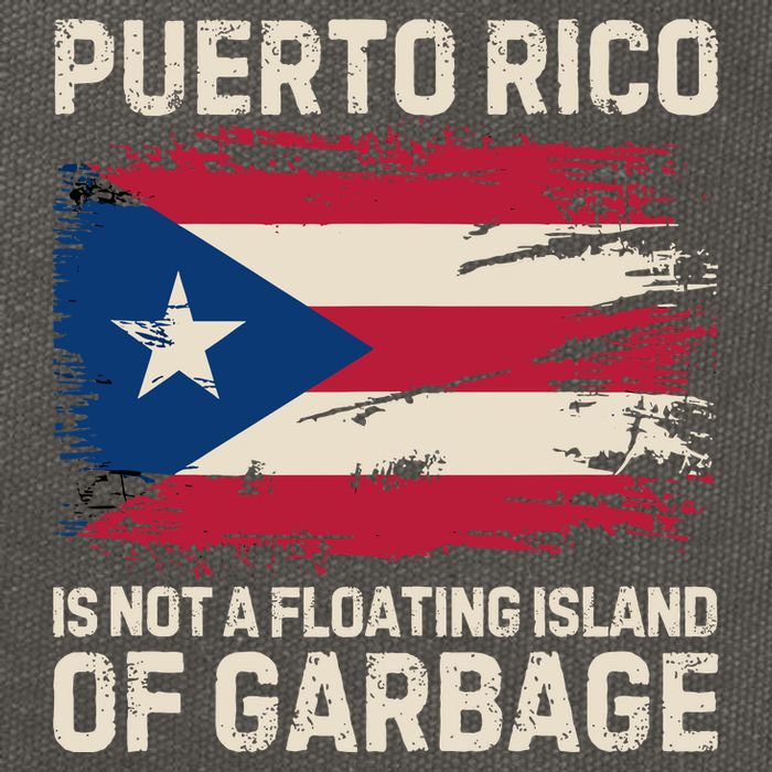 Puerto Rico Is Not A Floating Island Of Garbage Cotton Canvas Backpack