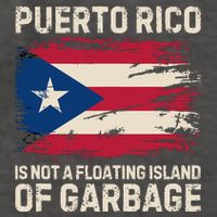 Puerto Rico Is Not A Floating Island Of Garbage Vector Backpack