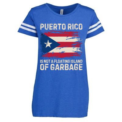 Puerto Rico Is Not A Floating Island Of Garbage Enza Ladies Jersey Football T-Shirt