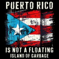 Puerto Rico Is Not A Floating Island Of Garbage Flag T-Shirt