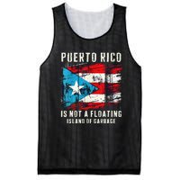 Puerto Rico Is Not A Floating Island Of Garbage Flag Mesh Reversible Basketball Jersey Tank