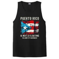 Puerto Rico Is Not A Floating Island Of Garbage Flag PosiCharge Competitor Tank