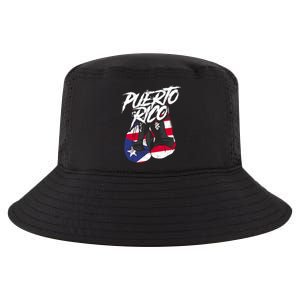 Puerto Rico In Boxing Gloves Hispanic Boxing Fighter Cool Gift Cool Comfort Performance Bucket Hat