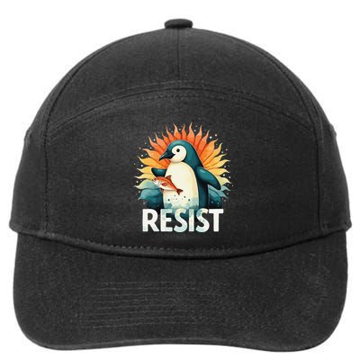 Penguin Resist Ice Cold And Unbothered March 7-Panel Snapback Hat