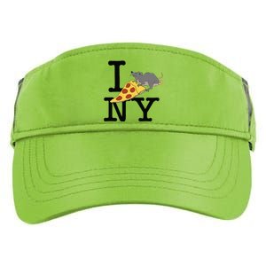 Pizza Rat Ironic Adult Drive Performance Visor