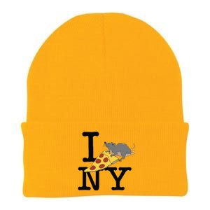 Pizza Rat Ironic Knit Cap Winter Beanie