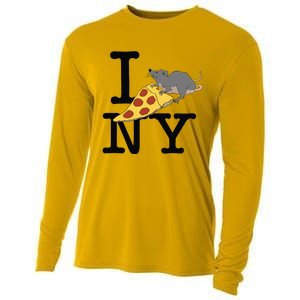 Pizza Rat Ironic Cooling Performance Long Sleeve Crew