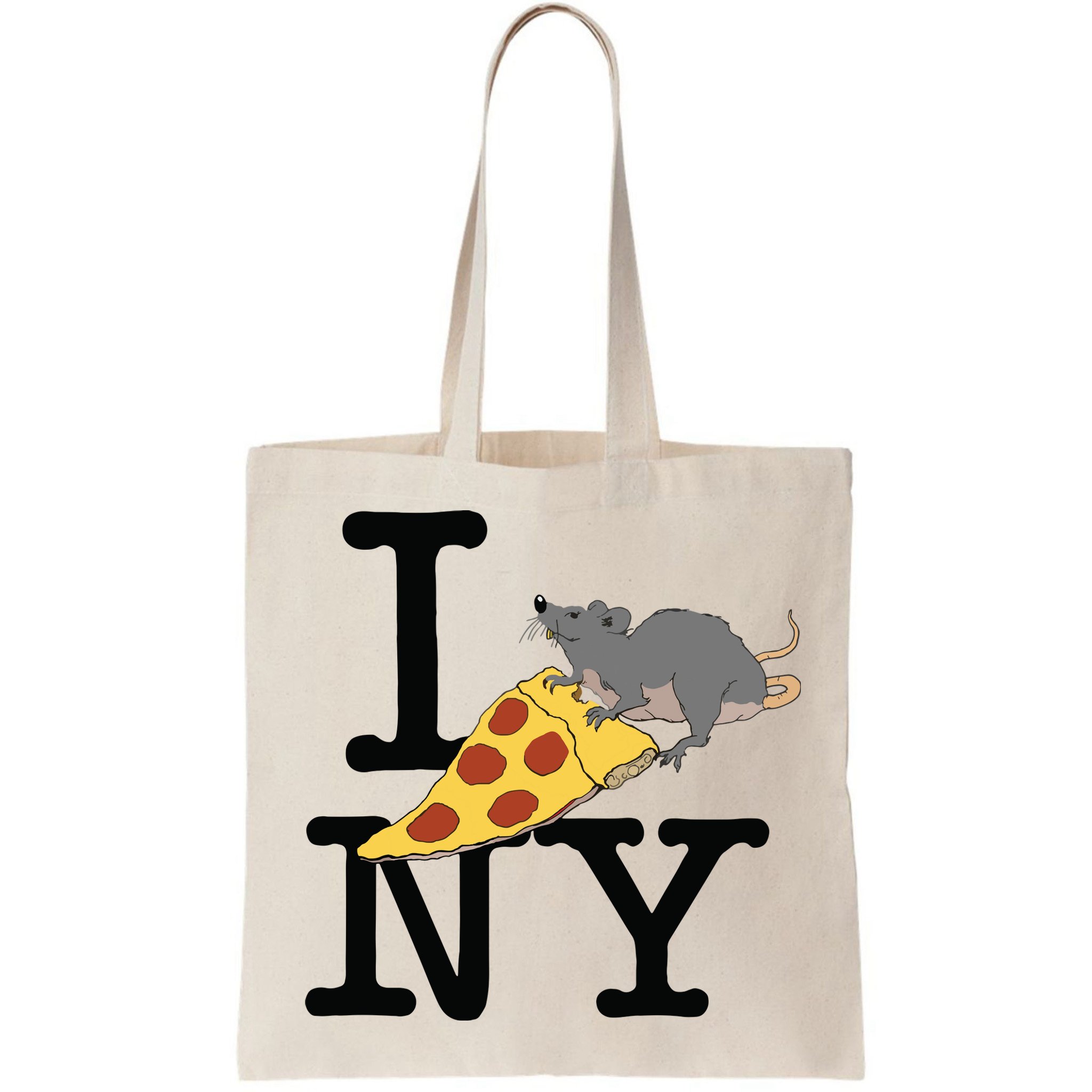 Pizza Rat Ironic Bag