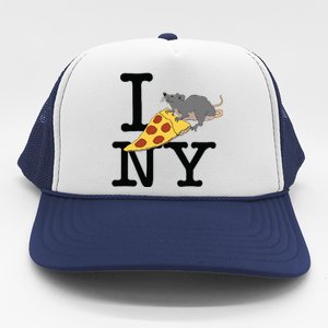 Pizza Rat Ironic Trucker Hat