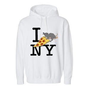 Pizza Rat Ironic Garment-Dyed Fleece Hoodie