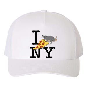 Pizza Rat Ironic Yupoong Adult 5-Panel Trucker Hat