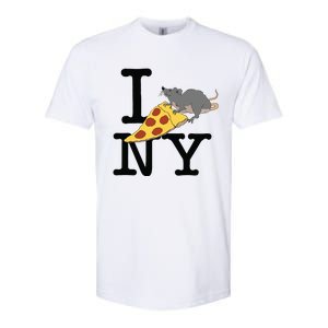 Pizza Rat Ironic Softstyle CVC T-Shirt