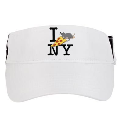 Pizza Rat Ironic Adult Drive Performance Visor