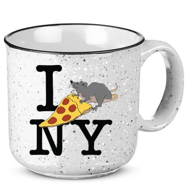Pizza Rat Ironic 15oz Campfire Ceramic Mug