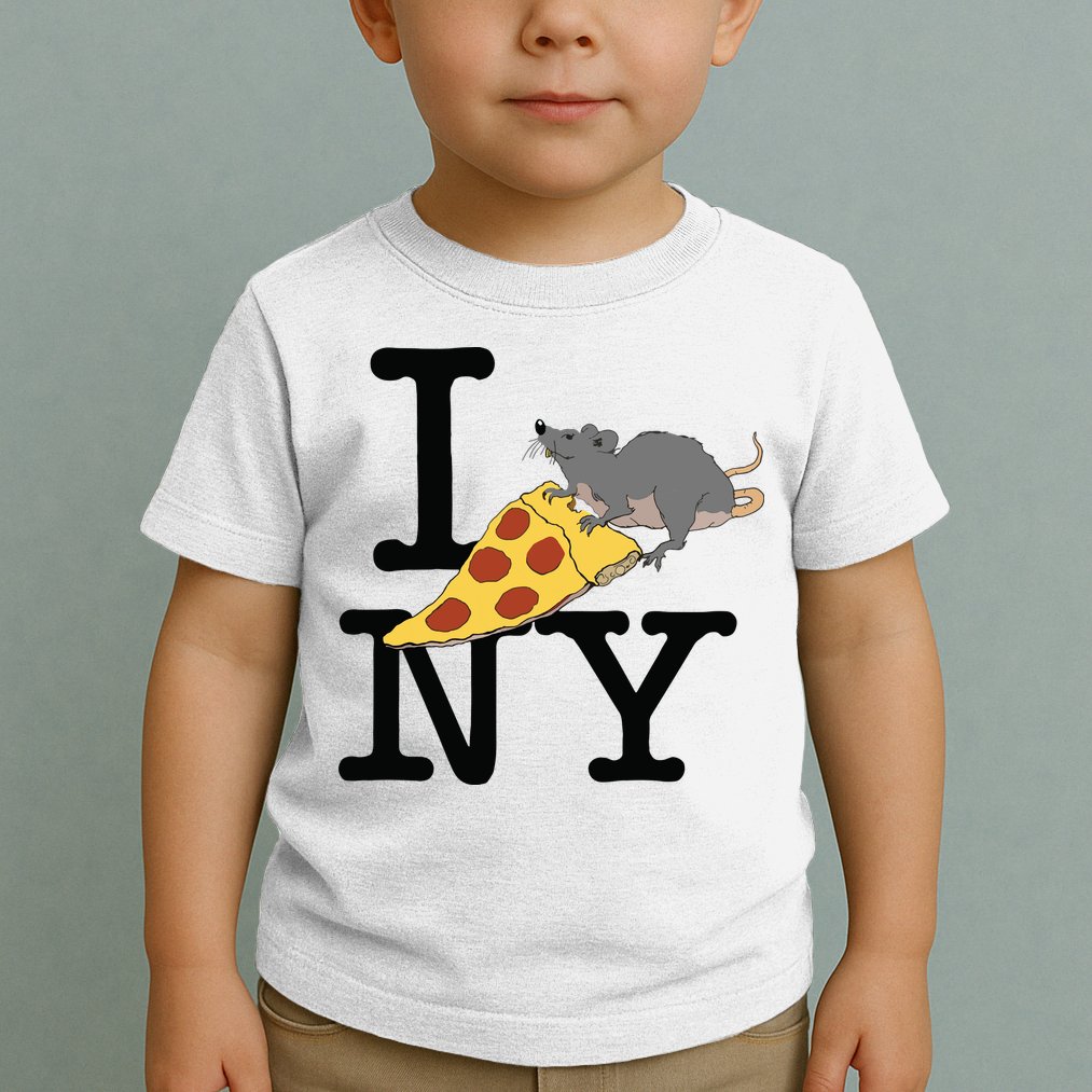Pizza Rat Ironic Toddler T-Shirt