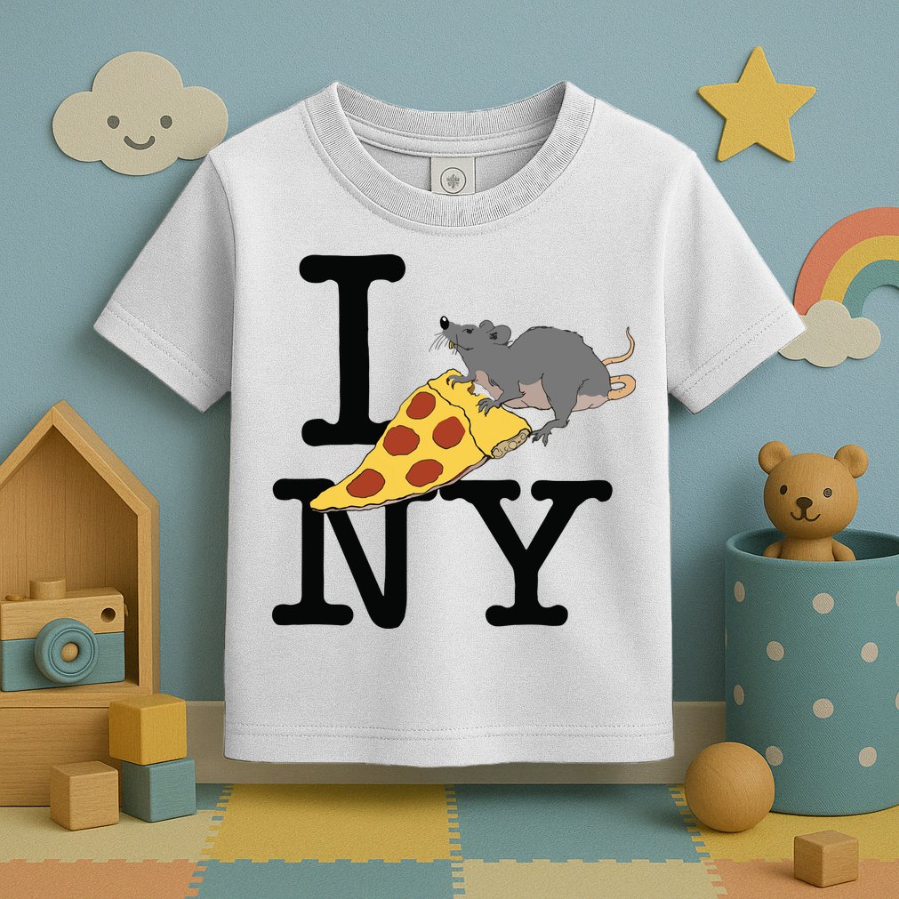 Pizza Rat Ironic Toddler T-Shirt