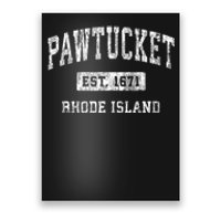 Pawtucket Rhode Island Ri Vintage Established Sports Poster