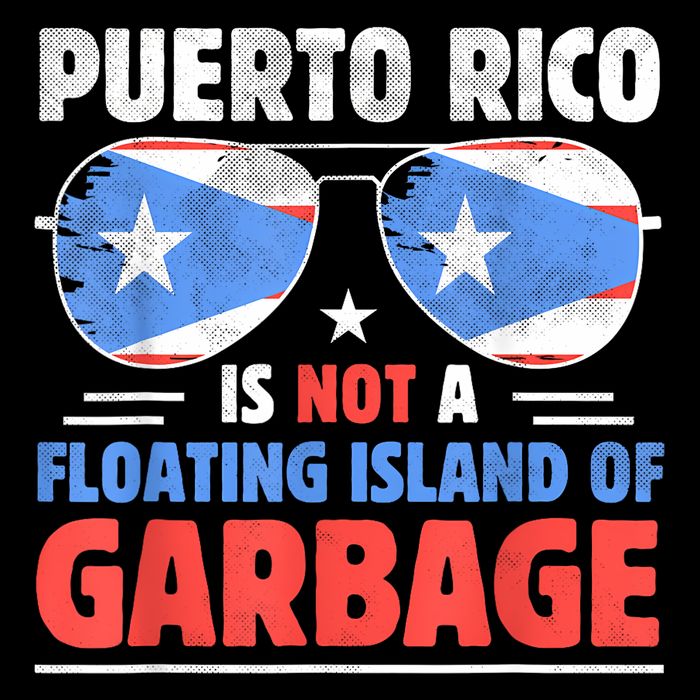 Puerto Rico Is Not A Floating Island Of Garbage Flat Bill Trucker Hat