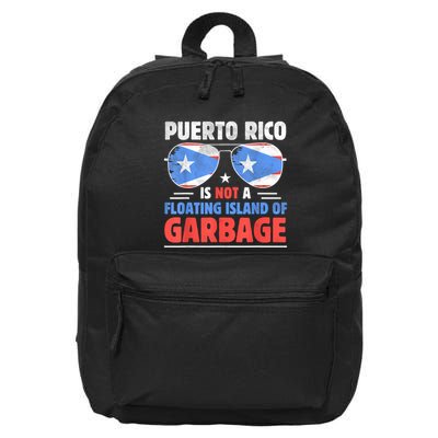 Puerto Rico Is Not A Floating Island Of Garbage 16 in Basic Backpack