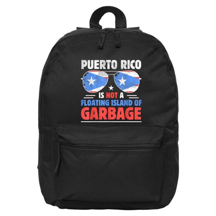 Puerto Rico Is Not A Floating Island Of Garbage 16 in Basic Backpack