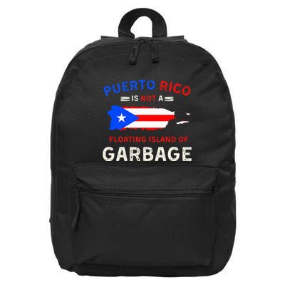 Puerto Rico Is Not A Floating Island Of Garbage 16 in Basic Backpack