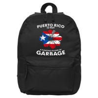 Puerto Rico Is Not A Floating Island Of Garbage 16 in Basic Backpack