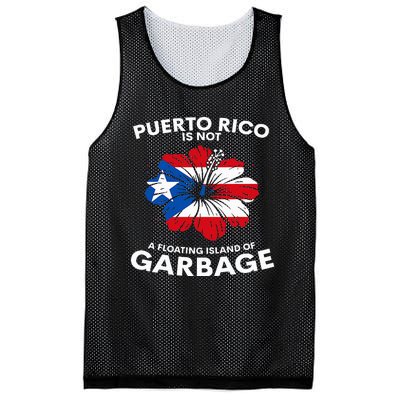 Puerto Rico Is Not A Floating Island Of Garbage Mesh Reversible Basketball Jersey Tank