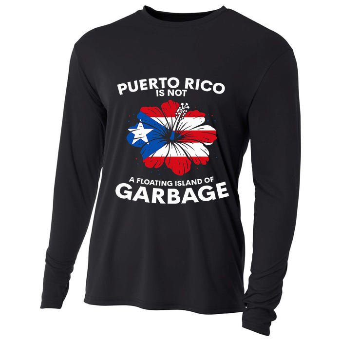 Puerto Rico Is Not A Floating Island Of Garbage Cooling Performance Long Sleeve Crew