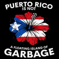 Puerto Rico Is Not A Floating Island Of Garbage Flat Bill Trucker Hat