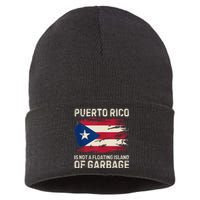 Puerto Rico Is Not A Floating Island Of Garbage Sustainable Knit Beanie