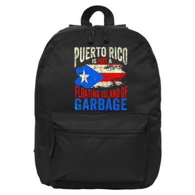 Puerto Rico Is Not A Floating Island Of Garbage 16 in Basic Backpack