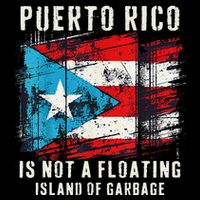 Puerto Rico Is Not A Floating Island Of Garbage Flag Flat Bill Trucker Hat