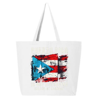 Puerto Rico Is Not A Floating Island Of Garbage Flag 25L Jumbo Tote