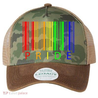 Pride Barcode LGBTQ Legacy Tie Dye Trucker Hat